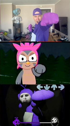 FNF nocturnal protocol Roblox vs Pokemon Vs Real Life #roblox #tinkywinky