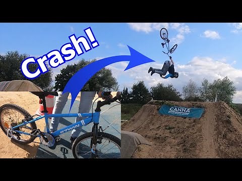 We're doing BMX with a child's bike!