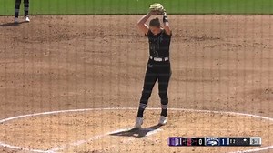SEEING DOUBLE 👯 Aaliyah Jenkins makes an incredible recovery to help Nevada get two outs! #NCAASoftball x 🎥 Nevada Softball | NCAA Softball