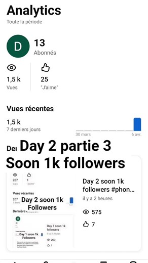 Day 2 partie 3 Soon 1k followers #1000subscriber #oftheday #tiagobs