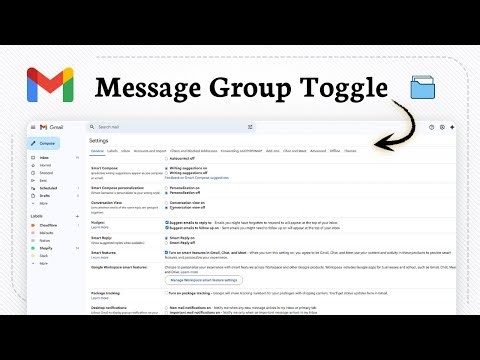How to turn off conversation view in Gmail (Thread Toggle)