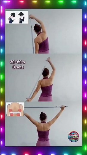 Backbone Exercise with Stick | Posture & Spine Flexibility Routine #shorts