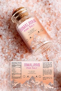 Himalayan Pink Salt Label: Printable Pantry Jar Label (PDF & SVG) - Etsy UK