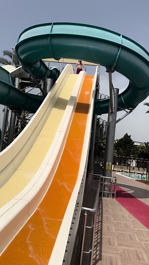Exciting Water Slide Experience at Family Water Park