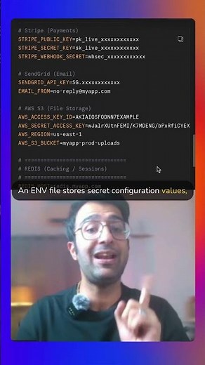 What is an ENV file? #claude #claudecode #aipm #ai