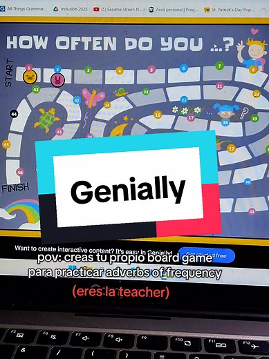 Crea tu propio board game para aprender adverbios en inglés