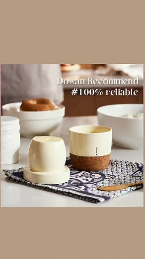 1K views · 19 reactions | Introducing DOWAN French Butter Crock for Counter- No more cold butter from the fridge!類Looking for a special butter keeper? View @lena.boston’s recommendation! Hightlight is that the time reminder to change water helps keep your butter fresh at room temperature. 拾拾Amazing news for Dowan butter crock has become one of the 8 best butter crocks recommended by experts!#buttercrock #butterkeeper #dowan #kitchentools | Dowan Ceramics | Facebook