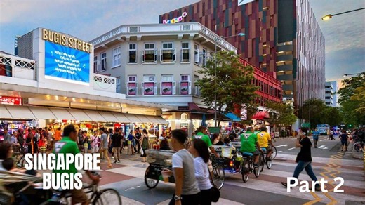 Singapore’s most vibrant streets: Bugis 4K walking tour (no talking) part 2