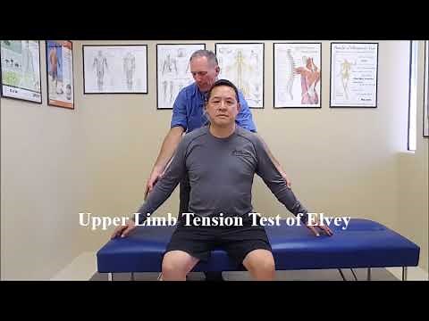 Upper Limb Tension Test AKA Upper Limb Tension Test of Elvey