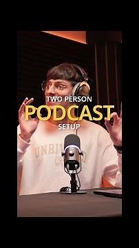 How to setup two person podcasting?