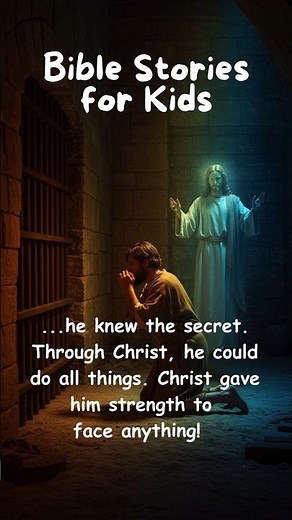 Paul's Strength That Came from Jesus: Bible Stories for Kids #kidsbiblestories #biblestoriesforkids