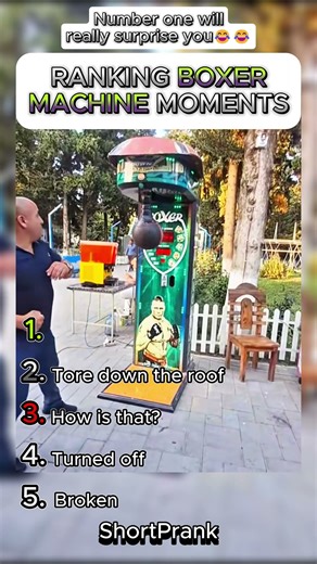 Top 5 Funniest Boxer Machine Fails Ever #shorts #funny #ranking #comedy
