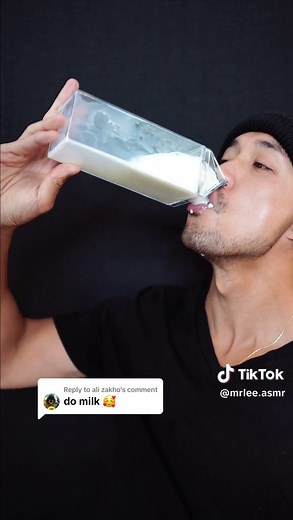 ASMR Milk Drinking Sounds for Relaxation and Sleep