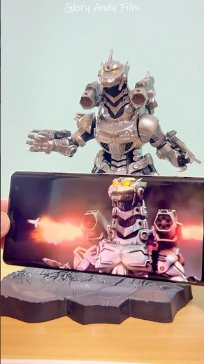 EPIC Mechagodzilla Phone Stand Unboxing? 😎 #godzilla #shorts