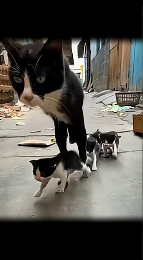 The Amazing 2-Legged Cat! Walking Like a Human 🐈💪 (shorts)