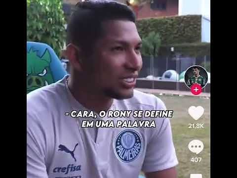 Rony se definindo em uma só palavra...