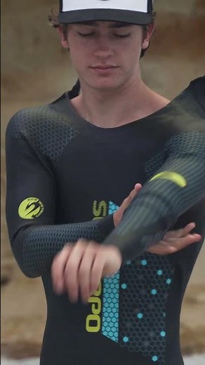 Wetsuit try on #triathlon #ecoproducts #wetsuit