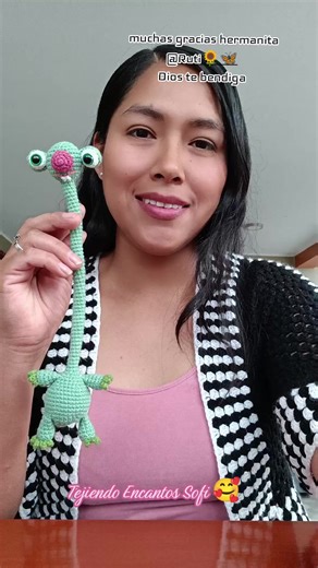 Cómo tejer a Sid el perezoso paso a paso