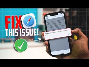 How to Fix "Safari Could Not Install a Profile" Error on iPhone | Profile Installation Failed