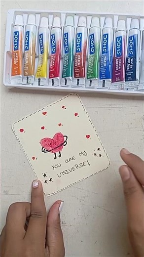 #shortvideo for lovely heart card craft ❤️#art #craft #love #viral