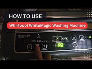 How to use Whirlpool WhiteMagic Premier Washing Machine 🧺 #laundry #homeappliances