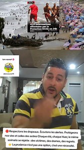 🎥 [VIDÉO] - Baignade en mer agitée : un danger mortel. Notre ami Lyes Aqvayli nous partage une vidéo importante sur les risques de se baigner lorsque la mer est déchaînée. Cette semaine encore, un nombre tragique de jeunes ont perdu la vie en tentant de nager dans une mer instable… 💔 Même si le soleil brille, même si la plage appelle, la mer peut être traîtresse. Une seule vague, un seul courant peut emporter une vie… Merci à Lyes pour cette initiative de sensibilisation. Partageons ce message