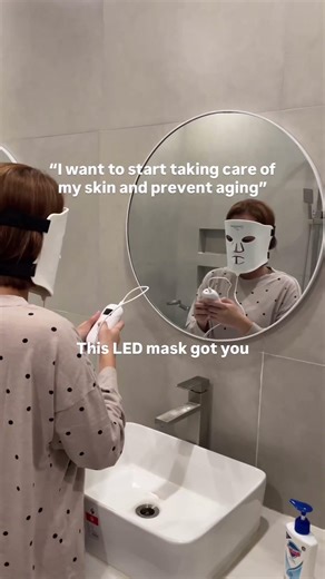Start your preventive skincare era with the Nourished Bodynskin LED mask 🤍