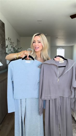 Amazon Lounge Set Finds 🩶 Soft, stretchy, and unbelievably comfy — these Amazon sets are giving elevated loungewear. Perfect for: ☁️ Work-from-home days ☁️ School drop-offs ☁️ Weekend errands or cozy nights in The wide-leg fit relaxed top make them feel effortlessly chic while still insanely soft. You’ll live in these all season long. Comment SHOP below to receive a DM with the link to this post on my LTK ⬇ https://liketk.it/5shEe #amazonmusthaves #amazonsets #womenssets #sweaterset #outfitidea