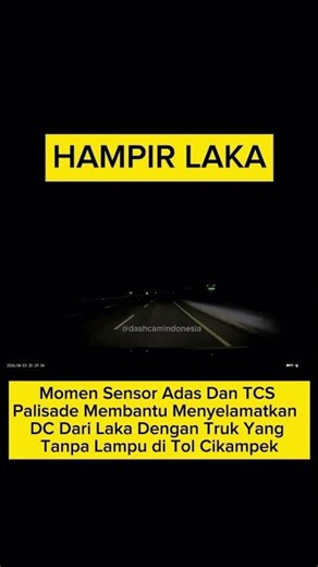 truk muatan gaada lampu sm ekali pd malam hari, sensor adas dan tcs nya palisade bkerja dengan baik