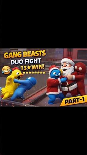 Gang Beasts Funny Duo Fight #ytshorts #shorts