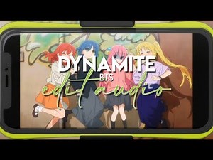 edit audio - dynamite (bts)