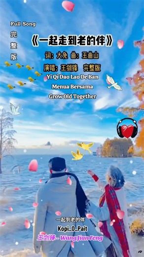 Wang Jian Feng - Grow Old Together (一起到老的伴)