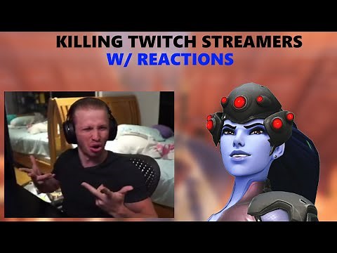 Twitch Streamers React to my Widowmaker (Overwatch)