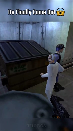 Half-Life but This Scientist Was Hiding Since 1998 #HalfLife #memes #valve #gaming #blackmesa