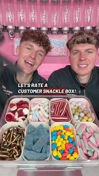 🍬😋Let’s rate a customer’s Custom Snackle Box! Thanks Emily!😋🍬 #shorts