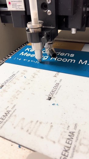 How satisifying! Join us manufacturing our Braille and Tactile Signs #satisfying #manufacturing #satifaction #trending #satisfyingvideos #joinus #manufacturingprocess #nottingham #foryou #foryoupage #tiktok #fyp
