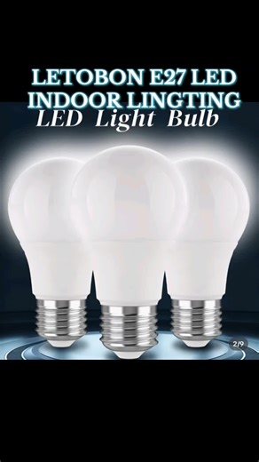 LETOBON E27 LED Indoor Lighting for Home Use