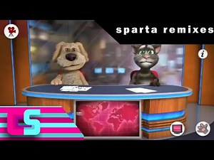Talking Tom and Ben News Fight has a Sparta Madhouse Remix V3