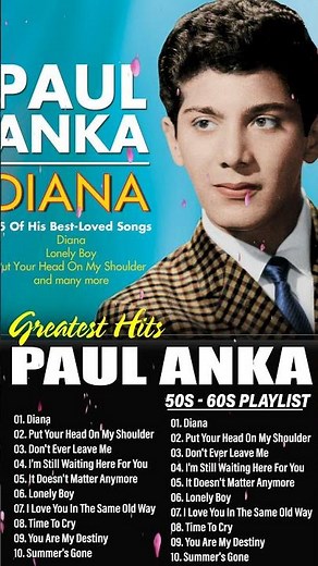 Paul Anka Greatest Hits Full Album Vol 02 - Paul Anka Best Of Playlist 2025#shorts