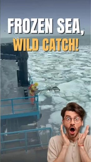 They Fish Cod in the Frozen Bering Sea! Extreme Cold Can't Stop Them