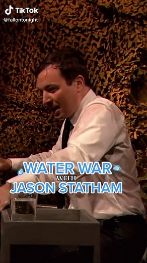Epic Water War Battle with Jason Statham