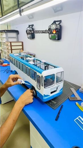 Mini Bus assembly 🔥full handmade bus 🔥🔥💪💪