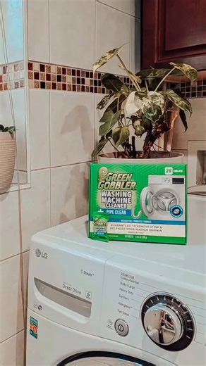 Your washing machine works hard. It also gets gross 🤢 ​ ​ When leftover detergent and grime buildup create funky odors, Green Gobbler Washing Machine Cleaner Pipe Clean tablets help clear them out without bleach or harsh chemicals.​ ​ Shop now at the link in bio ​ ​ 📲: @raisingwildkeikis #greengobbler #washingmachine #washer #washingmachinecleaner #cleaninghacks | Green Gobbler