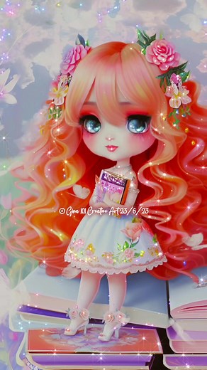 🌺🧚‍♀️📘 Pretty Little Bookworm 📘🧚‍♀️🌺 | ᴏꜰꜰɪᴄɪᴀʟ ɢɪɴᴀ 101 ᴄʀᴇᴀᴛɪᴠᴇ ᴀʀᴛ, ɢɪꜰꜱ & ᴠɪᴅᴇᴏ ᴍᴏᴏᴅꜱ