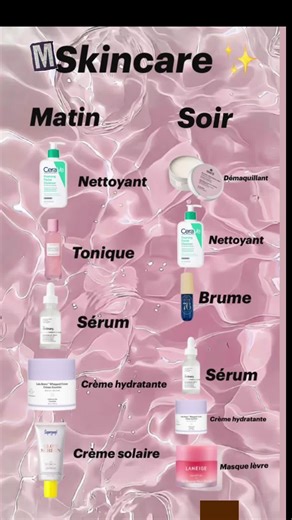 Les étapes pour une bonne skincare