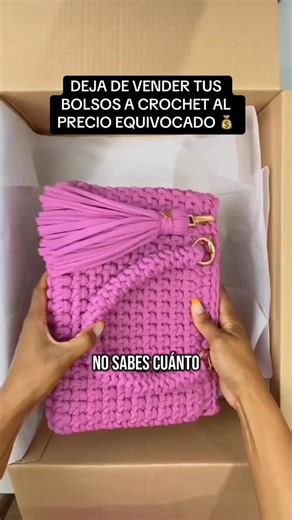 Macramé/Crochet/Bolsos/Concreto | Aprende a fijar el precio de tus bolsos en trapillo, te enseñamos todo paso a paso para que emprendas en este hermoso mundo 🧶 #bolsos... | Instagram