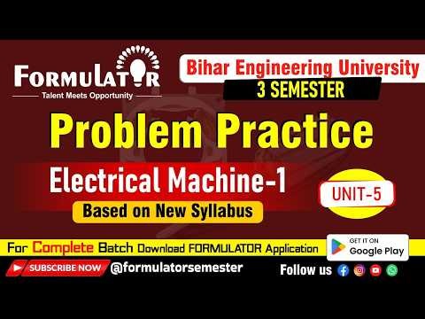 Important Questions Electrical Machine Problem Solving on Unit 05 Based on New Syllabus