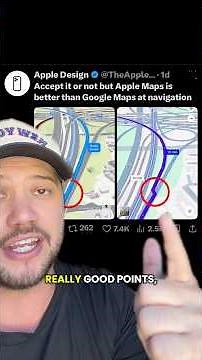 Apple Maps vs Google Maps #tech #apple #google