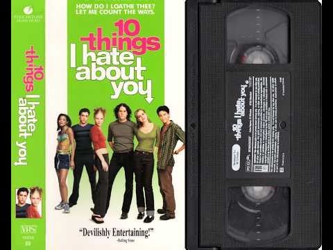 Opening to 10 Things I Hate About You (US VHS; 1999)