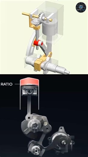 💥💥​Variable Compression Ratio Engine: The Future of Power!💥 🚀⚙️ #shorts #yantrapulse #viral